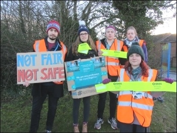 Picket at Salisbury hospital, 10.2.16, photo by Jane Ward