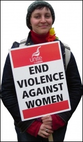End violence against women!, photo Louise Whittle