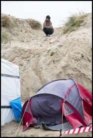 Refugee in Calais, photo Paul Mattsson