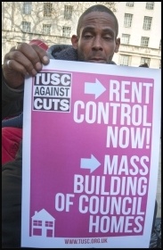 TUSC housing placard, photo Paul Mattsson