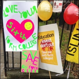 Posters outside City & Islington sixth form college, 15.3.16, photo by Helen Pattison Posters outside City & Islington sixth form college, 15.3.16, photo by Helen Pattison