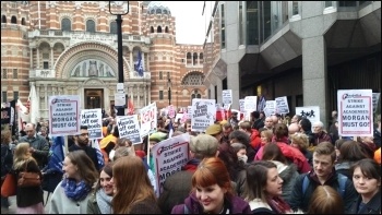 Anti- academies march, London, 23.3.16 , photo  R Williams