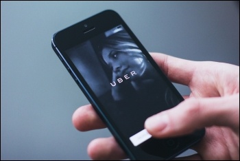 Taxi firm Uber's smartphone app, photo Pexel (Creative Commons)