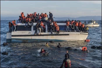 Refugees risk their lives at sea photo Wikimedia Commons (Creative Commons)