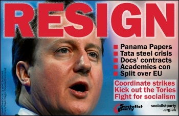 Cameron - resign!, photo James Ivens