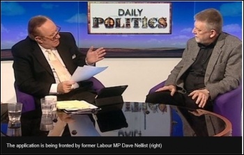 The BBC reported on TUSC's bid to be official EU 'leave' campaign