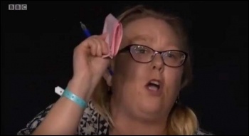 Louise Harrison tears into David Cameron and the Tories on BBC Question Time, see link to video below