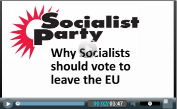 Socialist Party's Judy Beishon makes the Socialist case for EU exit Socialist Party's Judy Beishon makes the Socialist case for EU exit