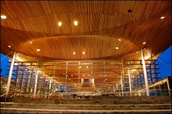 The Welsh Assembly Senedd building, photo by nfophotography (Creative Commons)