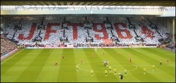 Justice for the 96, photo by Peter Barr (Creative Commons) Justice for the 96, photo by Peter Barr (Creative Commons)