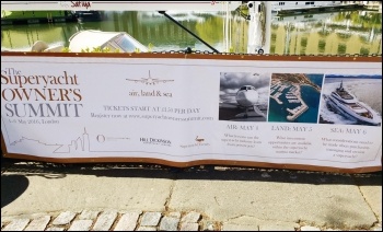 Advert for the Superyacht Owners Summit, photo by Scott Jones