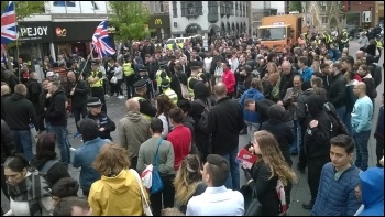 Demonstration against Britain First photo Leicester Socialist Party Demonstration against Britain First photo Leicester Socialist Party
