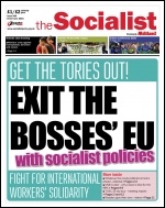 The Socialist issue 906 front page The Socialist issue 906 front page