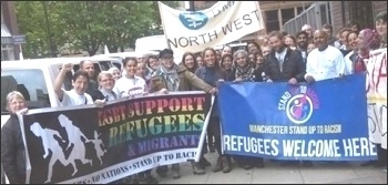 Manchester contingent on the convoy to Calais, 18.6.16