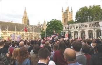 Outside parliament, 27.6.16, photo by Scott Jones