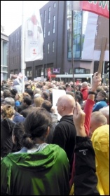 Supporting Jeremy Corbyn, Liverpool, 2.7.16, photo Simon Worthington