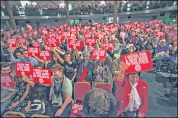 Jeremy Corbyn supporters, photo by Paul Mattsson