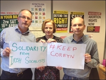 Anti-Austerity Alliance TDs in the Irish parliament, of the Socialist Party in Ireland, backed Corbyn's anti-austerity stand - now he must take the fight to the establishment internationally