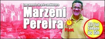 Marzeni Pereira, contesting a council seat in Brazil