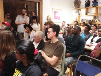 Hackney & Islington SP meeting: black lives matter, 27.7.16 , photo J. Beishon