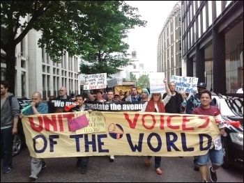  Wood Street cleaners' strike, 21 June 2016