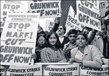 Grunwick picket line, 1976