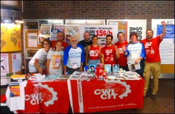 CWI members at the 2016 World Social Forum