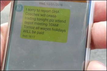 Text sent to workers in Wrexham