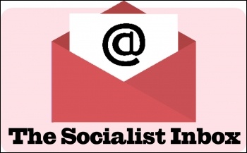 The Socialist inbox: letters to the editors, image Suzanne Beishon