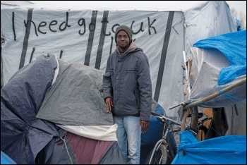 'The Jungle' camp in Calais, photo by Paul Mattsson