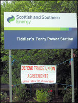 Fiddlers Ferry workers strike in solidarity with Lindsey Oil Refinery Construction workers, photo The Socialist