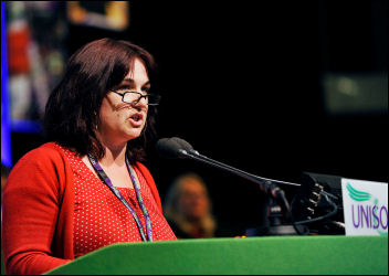 Unison conference 2009: Nancy Taaffe, photo Paul Mattsson