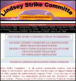 Lindsey Oil Refinery strike committee greetings