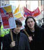 Youth Fight for Jobs demo in April, photo by Paul Mattsson