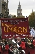 NHS demonstration, photo Paul Mattsson