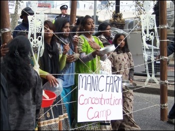 Tamil demonstration in London, photo D. Carr