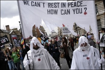 Anti-War demo 15 March 2008, photo Paul Mattsson