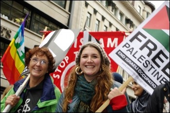 Anti-war demonstration October 2009, photo Rob Emery