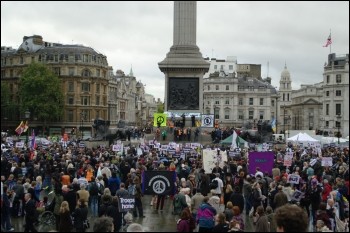 Anti-war demonstration October 2009, photo Rob Emery