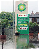 Flooding in the centre of Gloucester, 2007, photo Chris Moore 