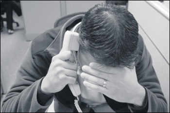Call centre workers at a private tax credit cuts firm have to deal with suicidal claimants, photo by William Brawley (Creative Commons)