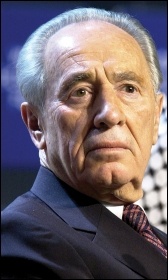 Former Isreaeli president Shimon Peres's reputation as a 'peacemaker' is a myth, photo by Nader Daoud (Creative Commons)