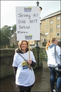 A Durham teaching assisant, photo by E Brunskill