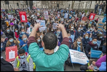 NHS at breaking point - national demo and health workers' strike needed photo Paul Mattsson