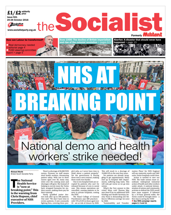 The Socialist issue 921 The Socialist issue 921