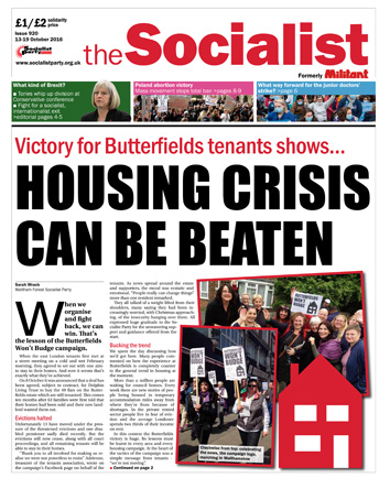 The Socialist issue 920 The Socialist issue 920