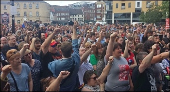 Thousands found their membership suspended or terminated in the run-up to Corbyn's second election as Labour leader, photo by Michael Hurst