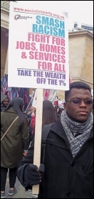 Marching against racism, photo by Paul Mattsson