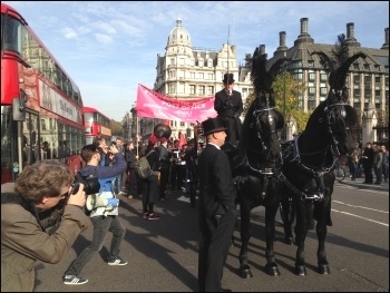 Post Office strike, London, 31.10.16, photo by Paula Mitchell