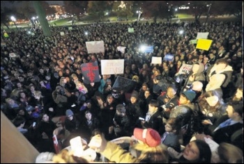 Boston protest against Trump's victory called by Socialist Alternative